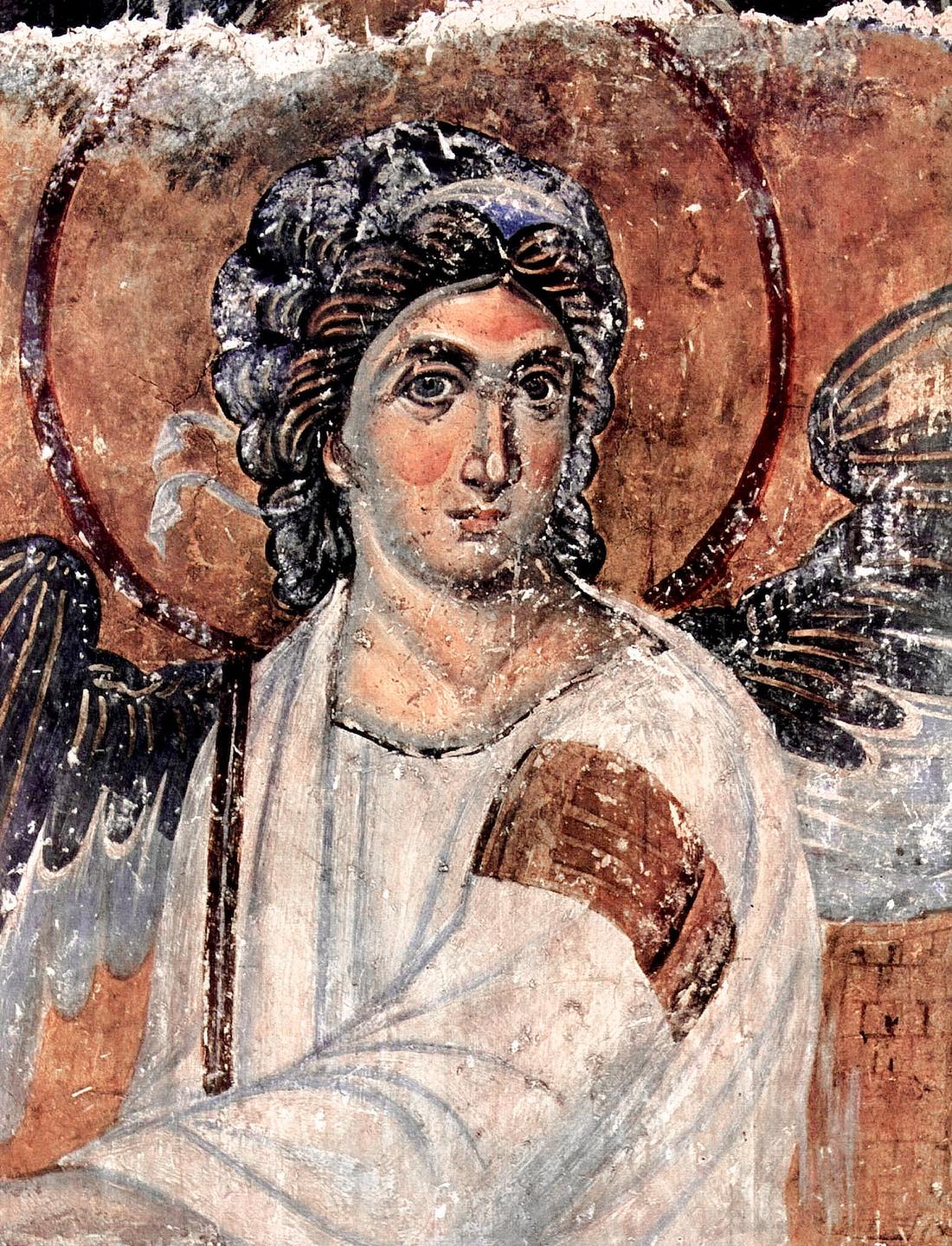 Freska Beli anđeo iz manastira Mileševa